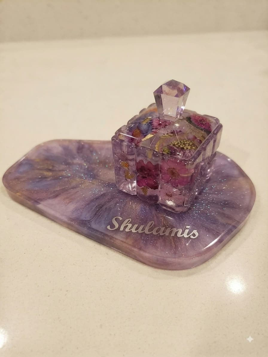 Eternal Bloom Personalized Trinket Set