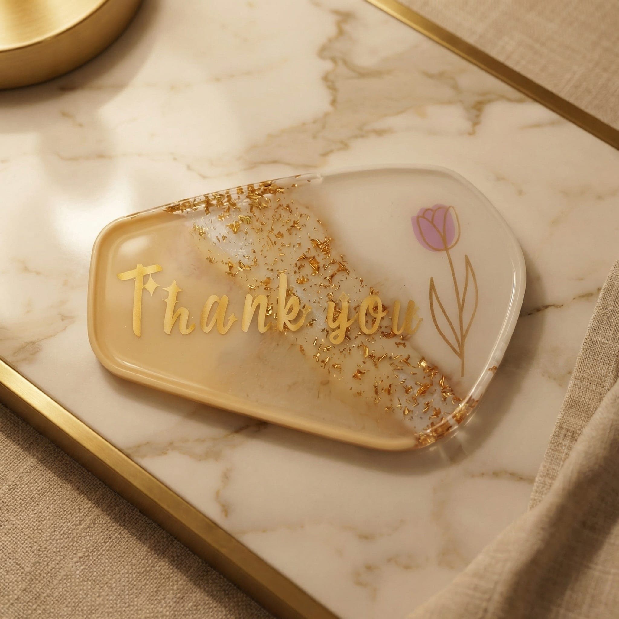 Personalized trinket tray