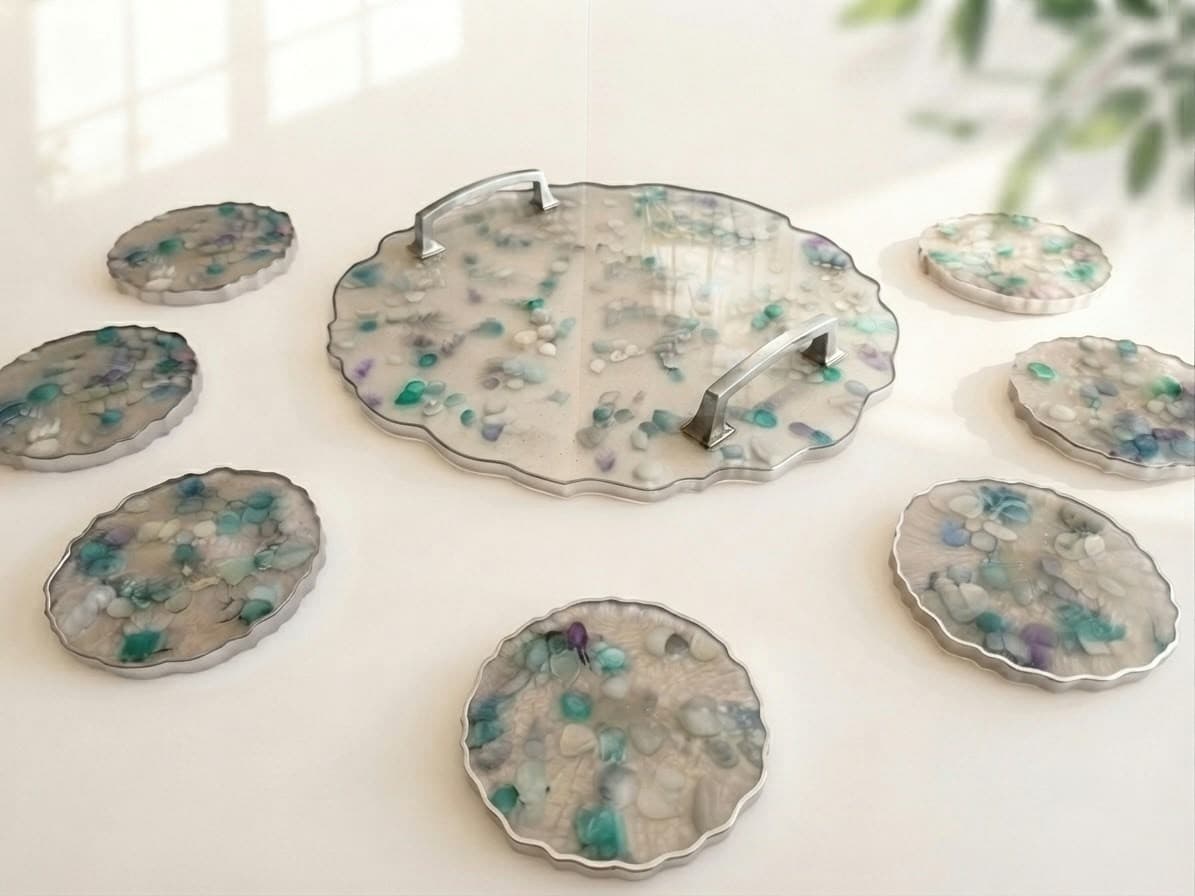 Dreamy Hortensia silver set