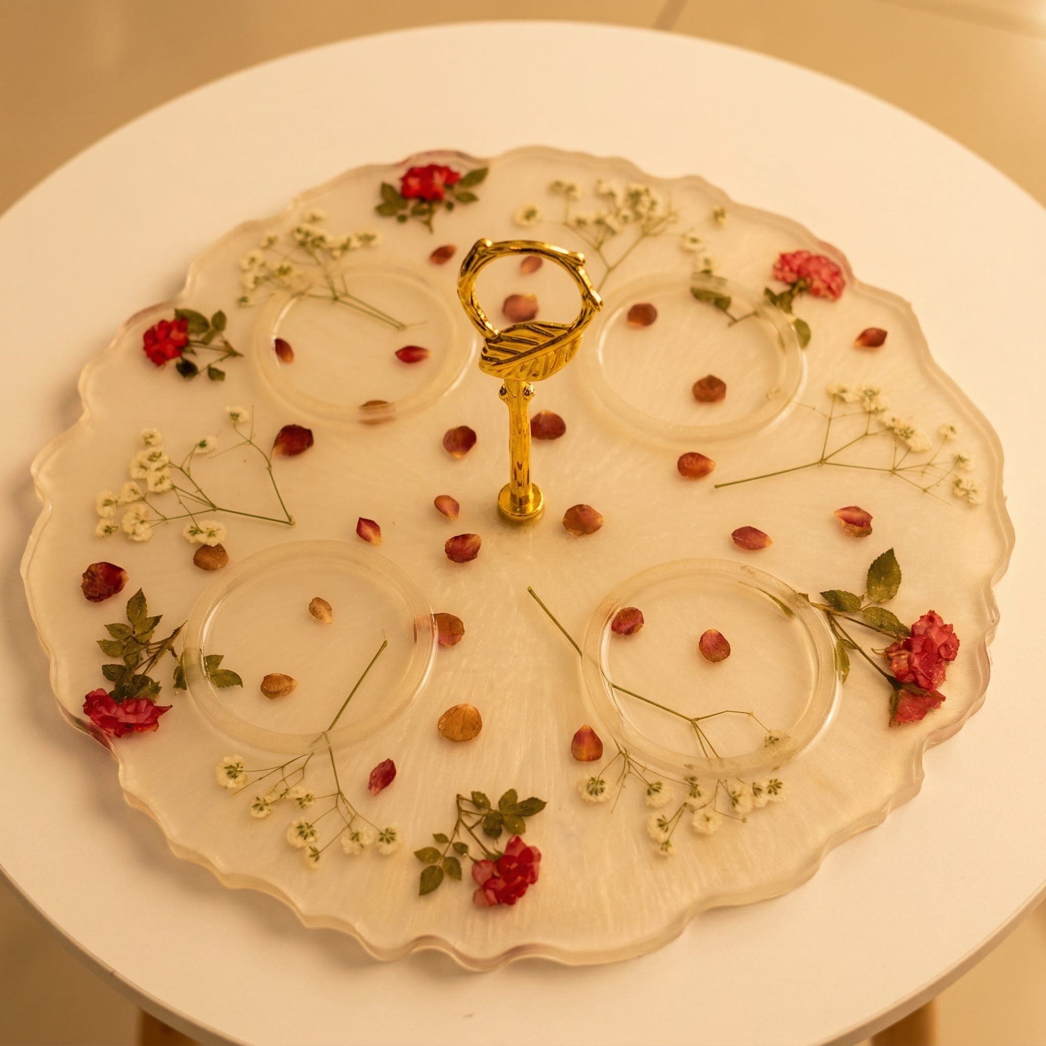 Rose Garden Dip Tray Set