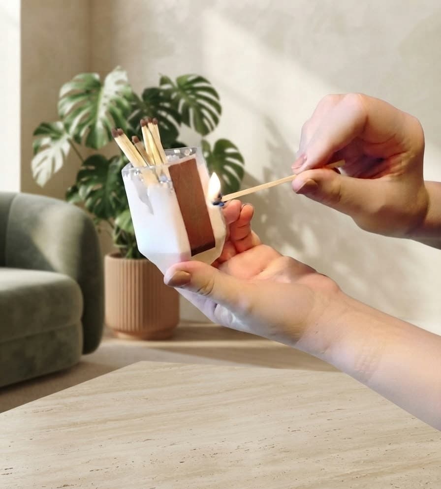 Resin matchbox