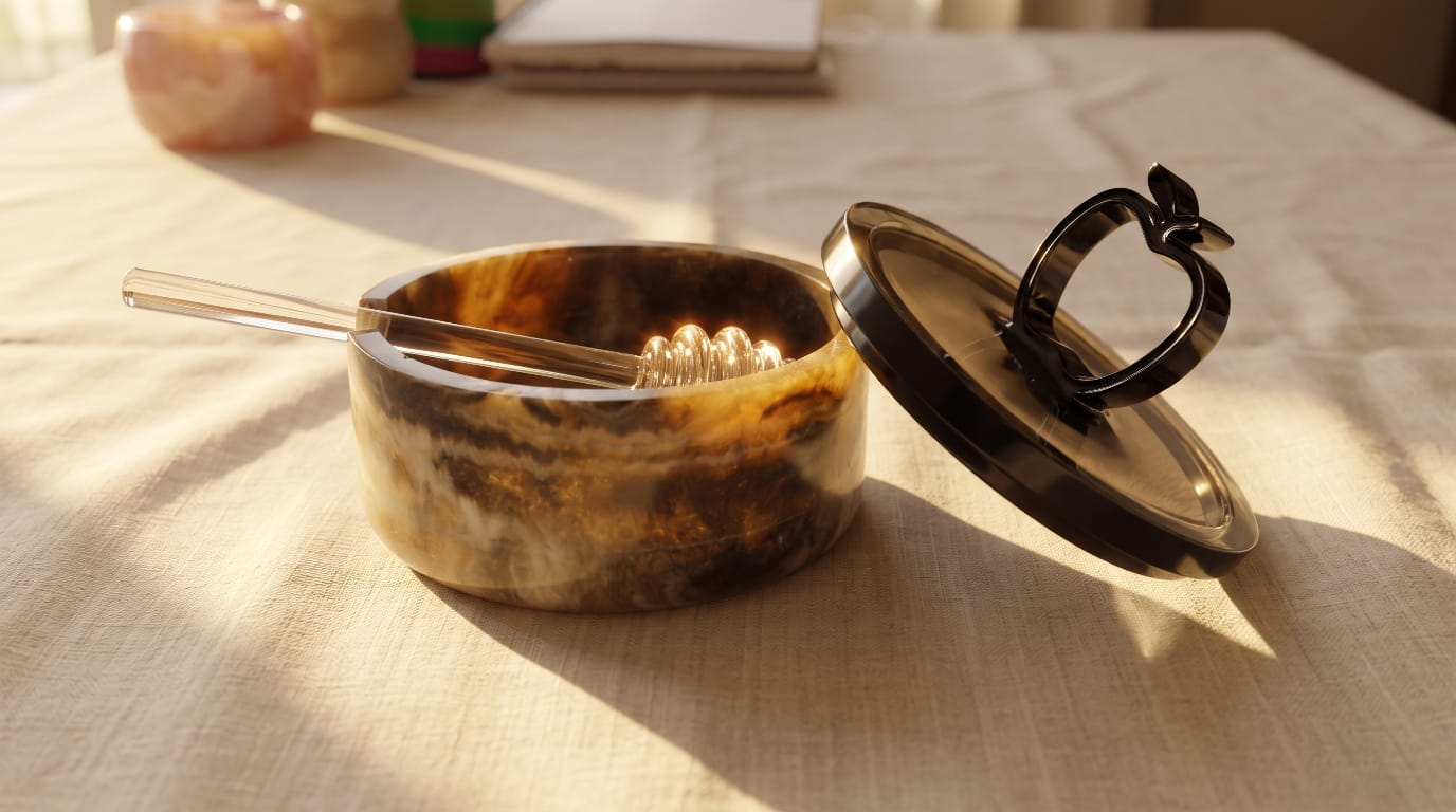 Stone and Smoke honey dish