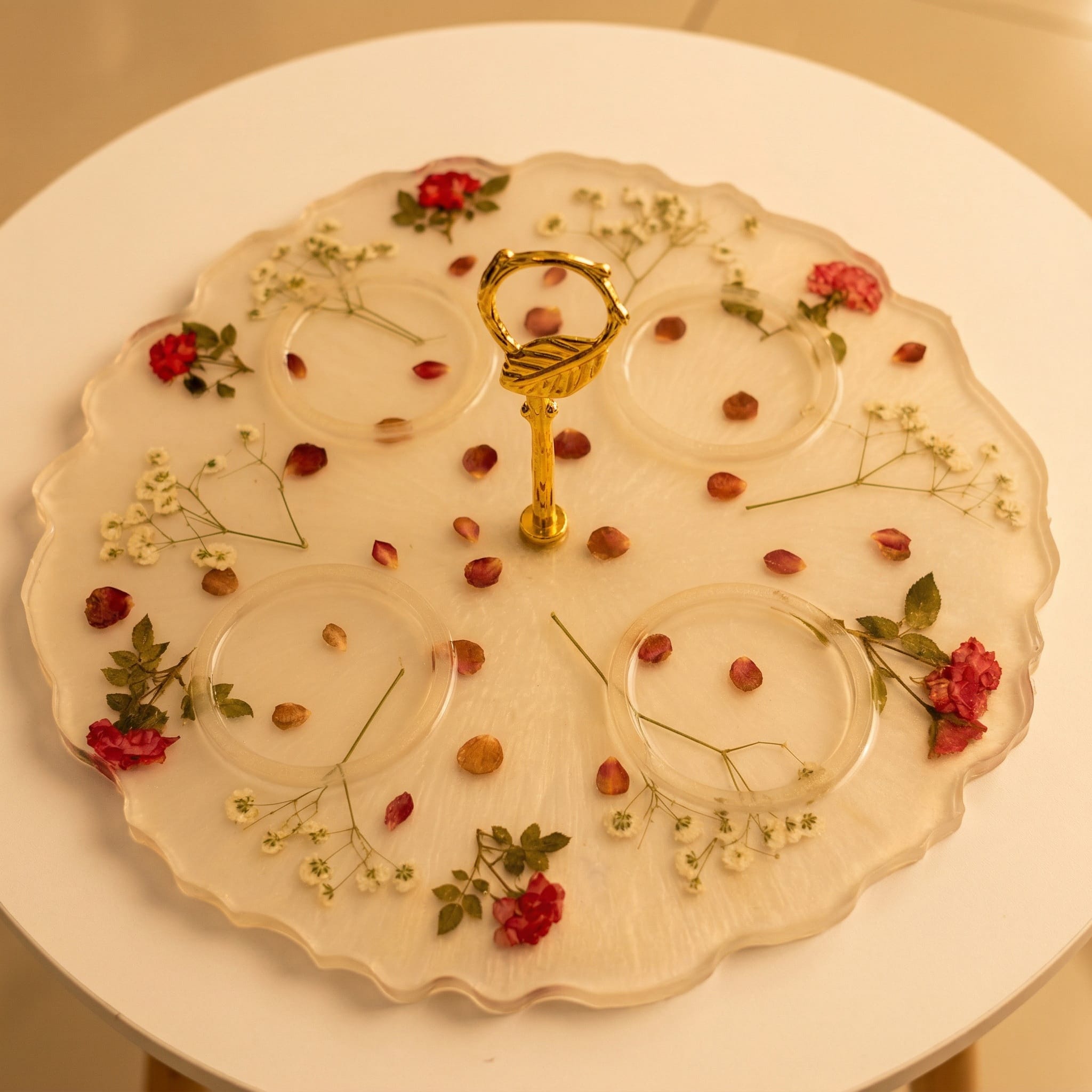 Rose Garden Dip Tray Set