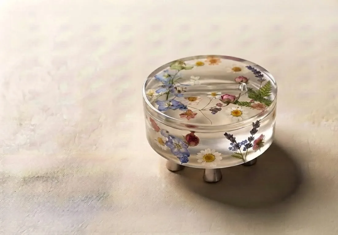 Botanical Blossom Tzedakah Box