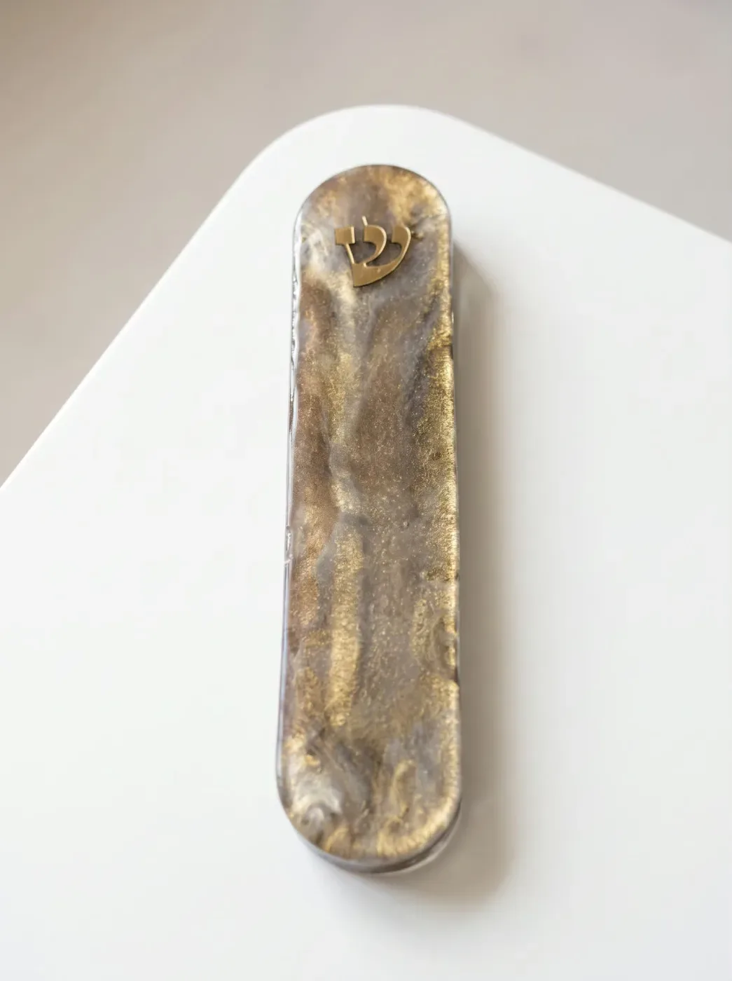 Shimmering sand Mezuzah Case